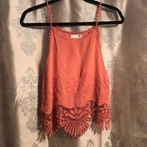 LA Hearts Burnt Orange Blouse